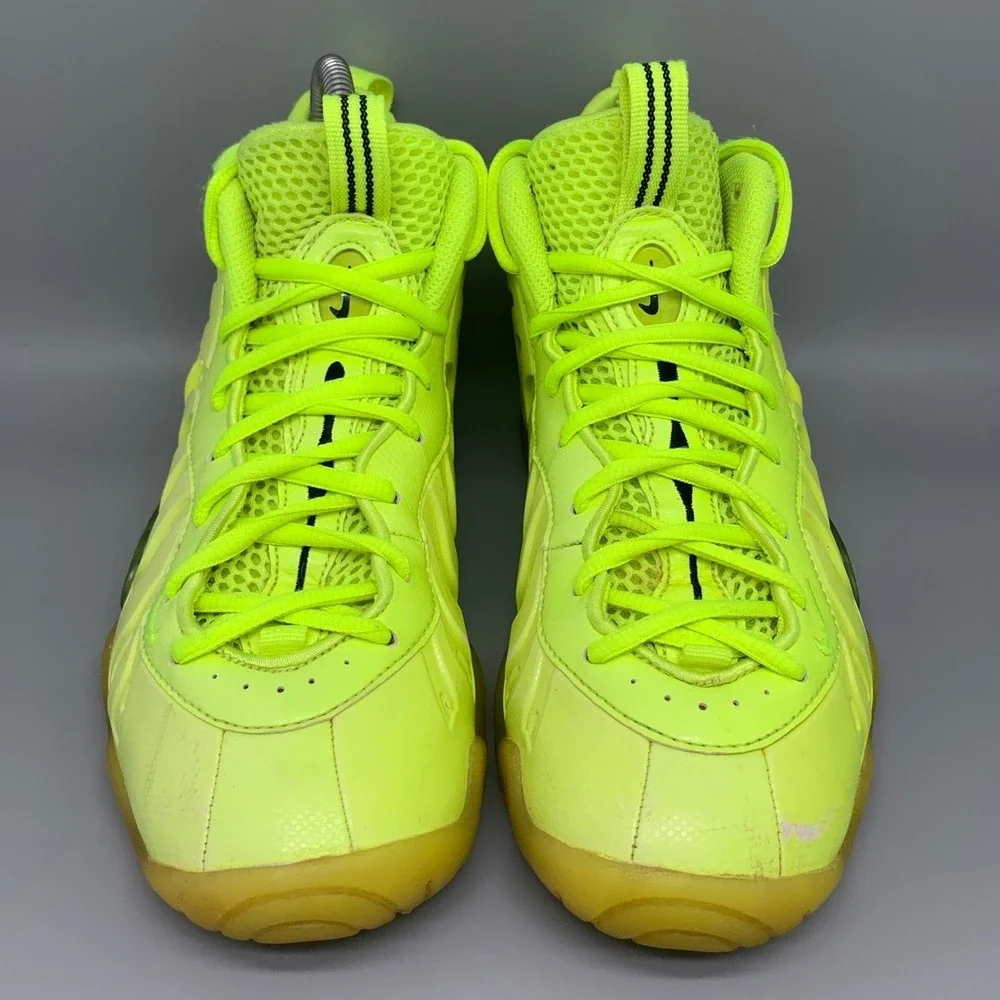 Nike Little Posite One Volt Basketball Shoes CW1593-702 Yth Sz 4Y Women's Sz 5.5
